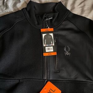 Spyder Black Quarter-Zip Pullover